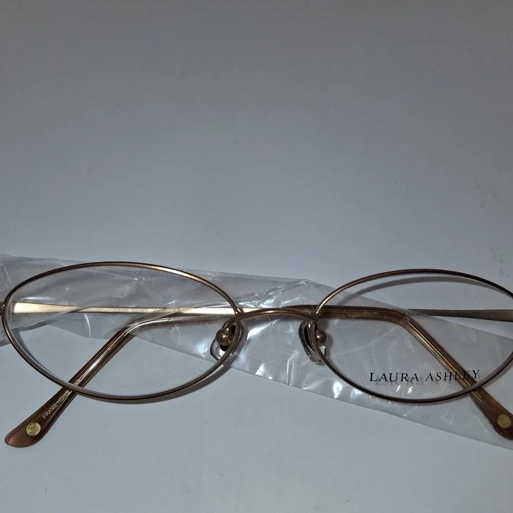 Laura Ashley Eyeglasses NEVE Womens 51-16-135 CARAMEL FRAMES ONLY